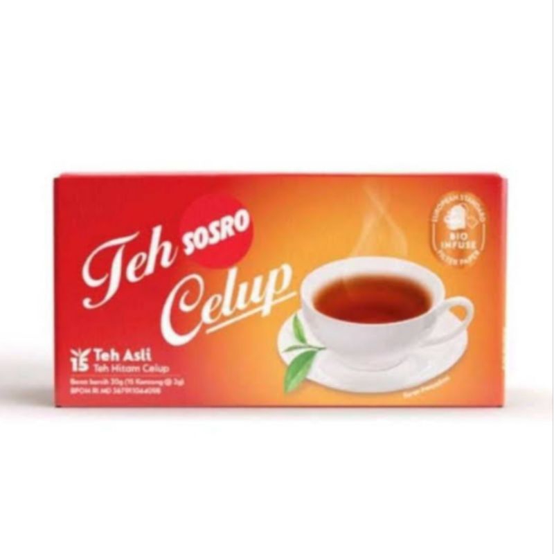 

TEH SOSRO CELUP - Black Tea (Teh 100% Asli)