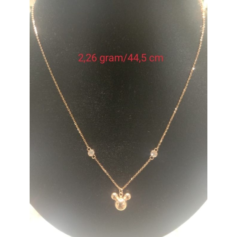 Kalung Koye Emas Kuning Berat 2.26 Gram Panjang 44.5 Cm Kadar 375