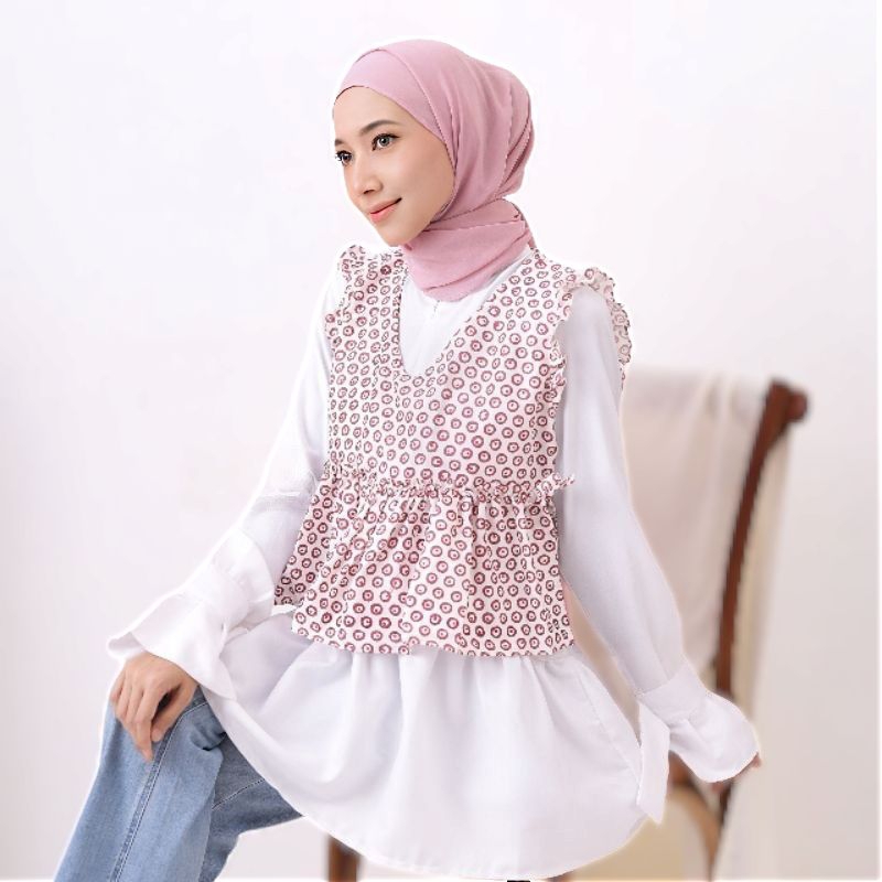 Vest Batik Modern Outer Batik Kekinian