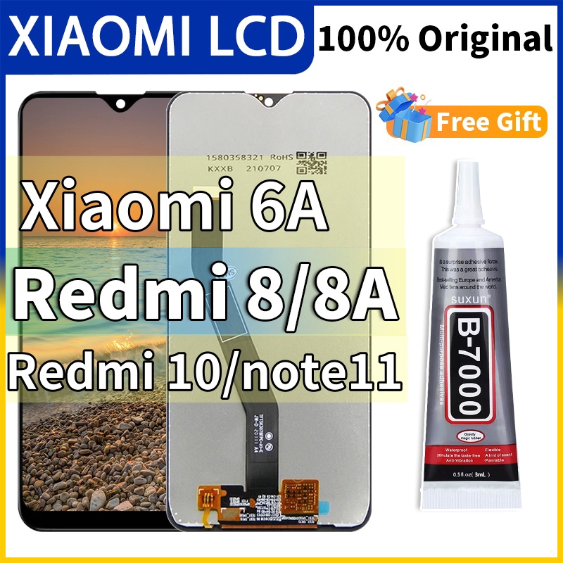 LCD XIAOMI 6A/REDMI 8/8A/8A PRO/10 4G/NOTE11 4G/MI10PRIME FULL SET TOUCHSCREEN ORI HD ORIGINAL 100%