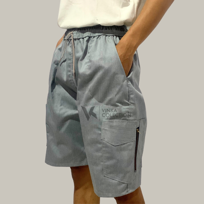 Celana Kargo pendek pria - boardshort cargo - celana kargo -boardshort bahan Twill Tebal