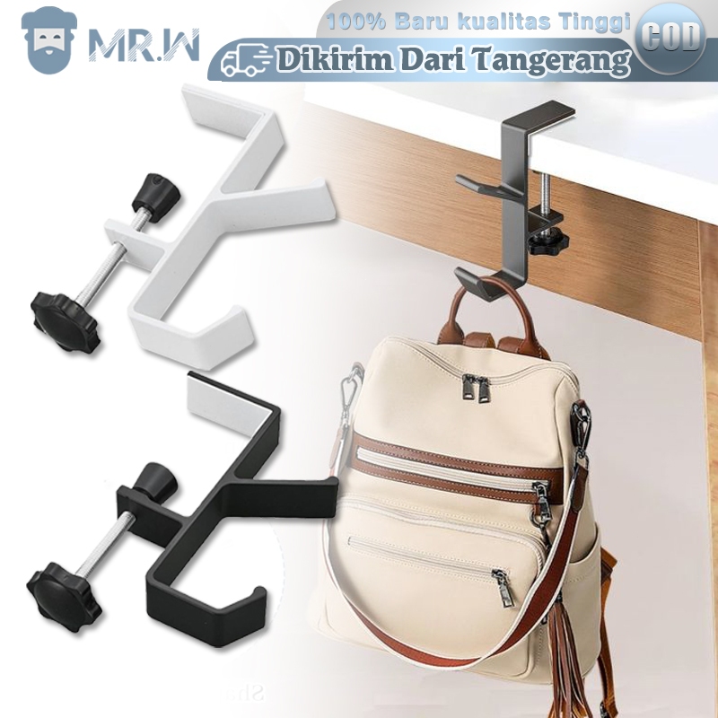 Gantungan Meja Belajar Removable Table Hook Meja Gantungan Tas Meja Adjustable  Gantungan Meja Kerja