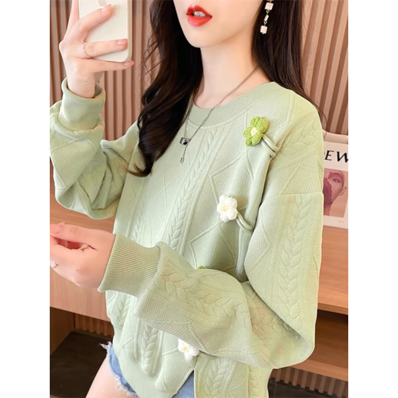 Baju Rajut Wanita ( SW BUNGA ) Sweater Rajut Wanita Jaket Import Lengan Panjang