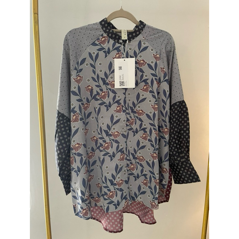 Bianca shirt dusty blue