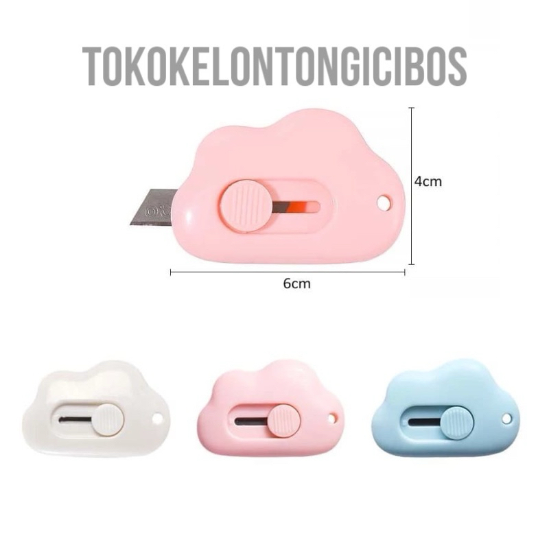 

Cutter Mini/ Silet kecil/ Cutter Awan/ Alat Potong Kertas Mini Portabel