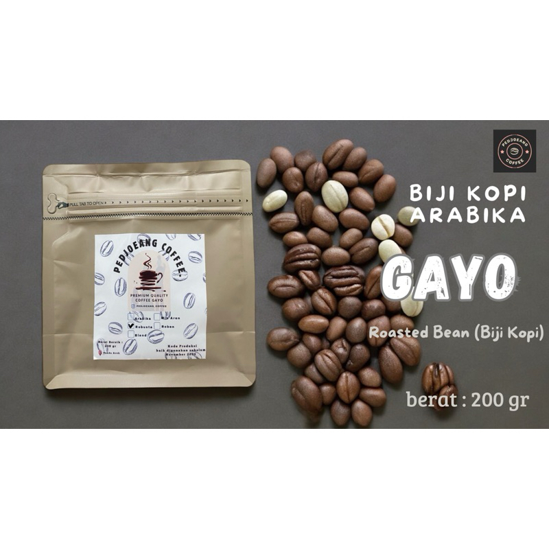 

Biji kopi Premium Arabika Gayo Pedjoeang Coffee ( 100 gr)