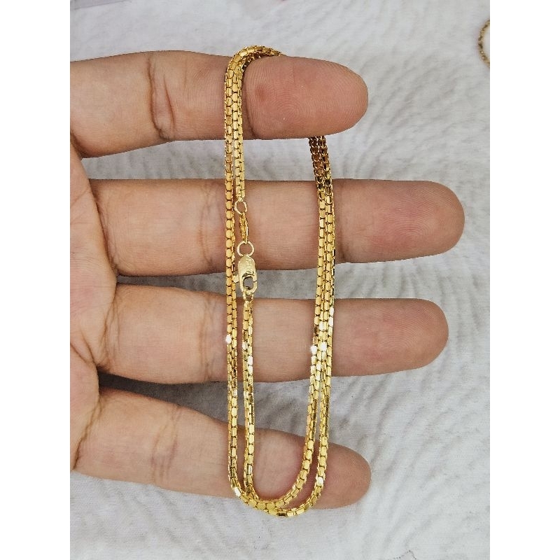 kalung italy santa pendek 10 emas 70 % 700 70%