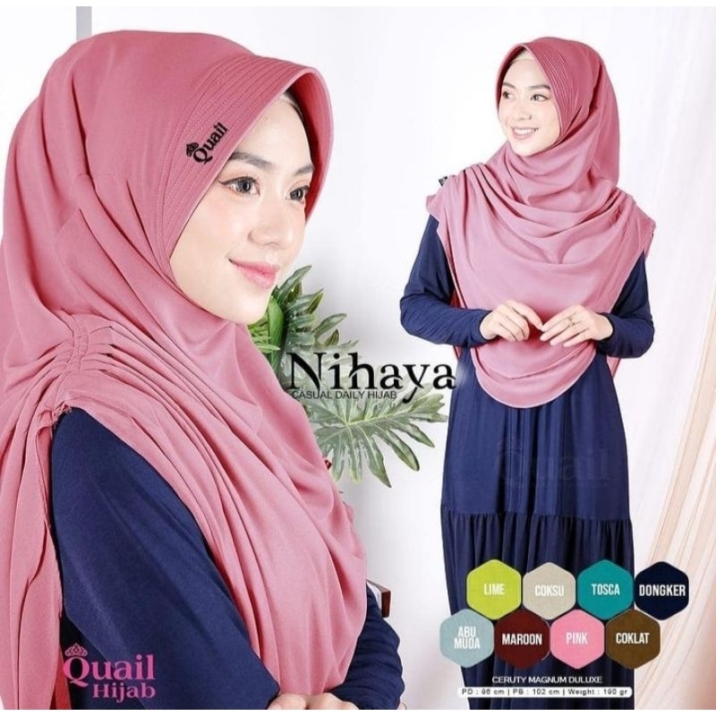 Quail Hijab Nihaya Kerudung Jilbab Original