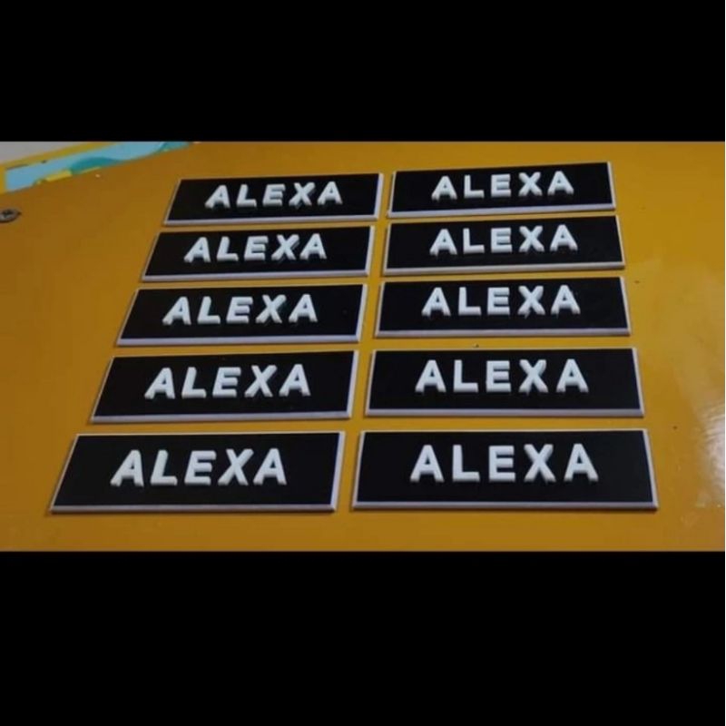 

Name Tag Timbul | Papan Nama Timbul