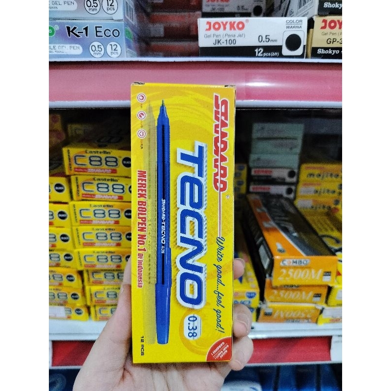 

Pena Standard Tecno Biru 0.38 ( Biru )