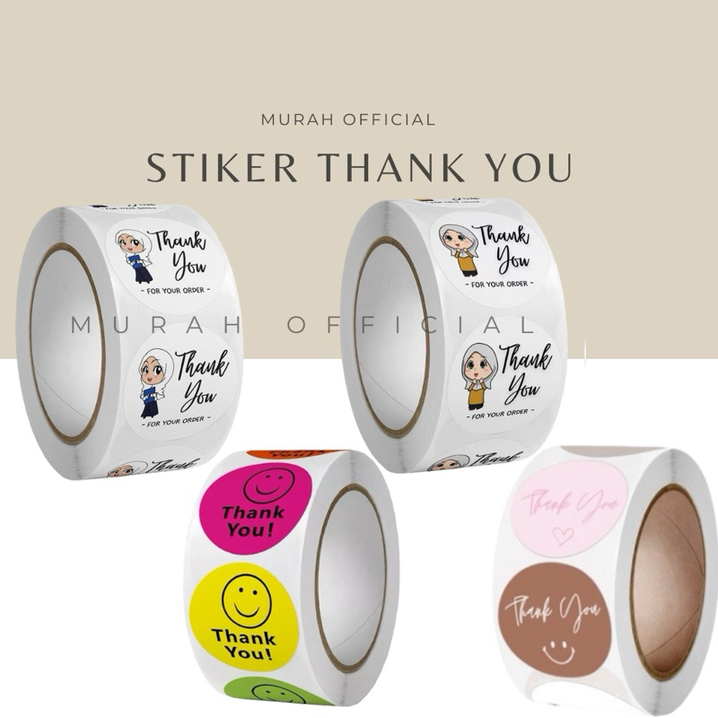 

Kode : F SALE Sticker Thank You Roll Isi 500Pcs Self Adhesive Seal Label Roll Sticker Thank You 2.5 cm Stiker Ucapan Terimakasih Bulat Tempel Segel Order Packing Motif Bunga Love Serbaguna