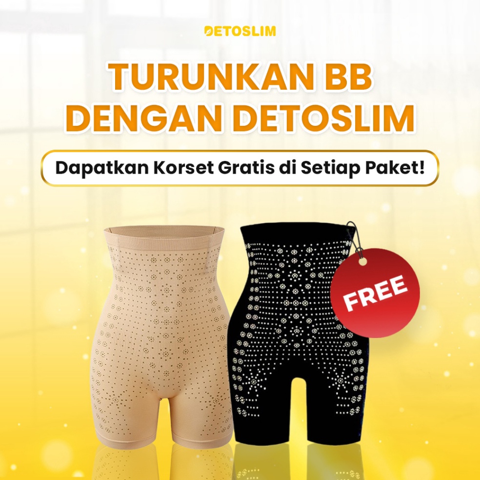 KODE E67D Detoslim  Free Korset Untuk Pembelian 1 Paket Detoslim