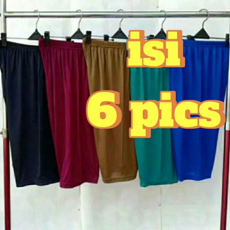 KODE R15O 6 Pcs Sot Daleman Wanita Dewasa Celana Pendek Dalaman Rok Dan Legging Anak sampai Dewasa K