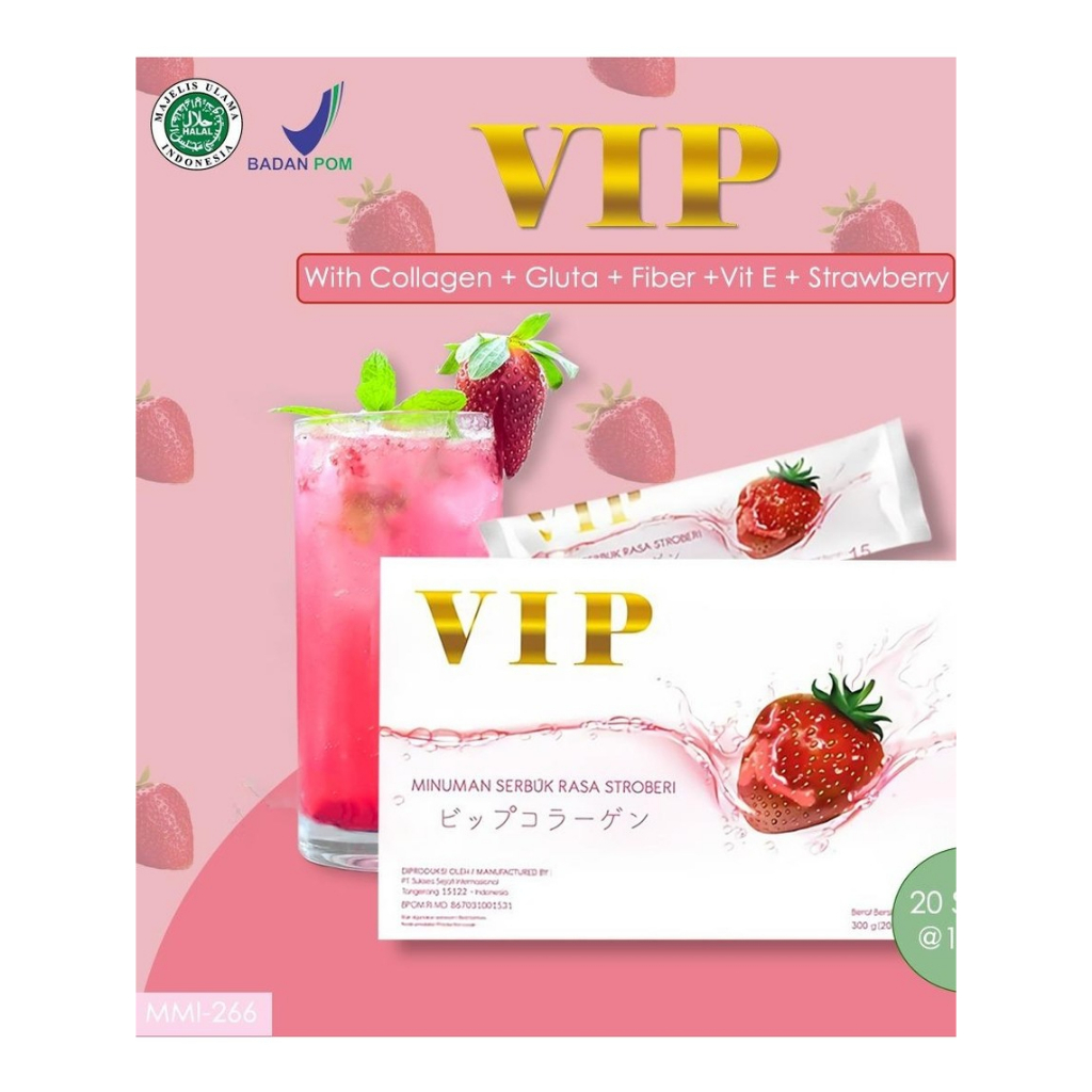 

minuman kesehatan collagen (POUCH) VIP COLLAGEN drink pouch