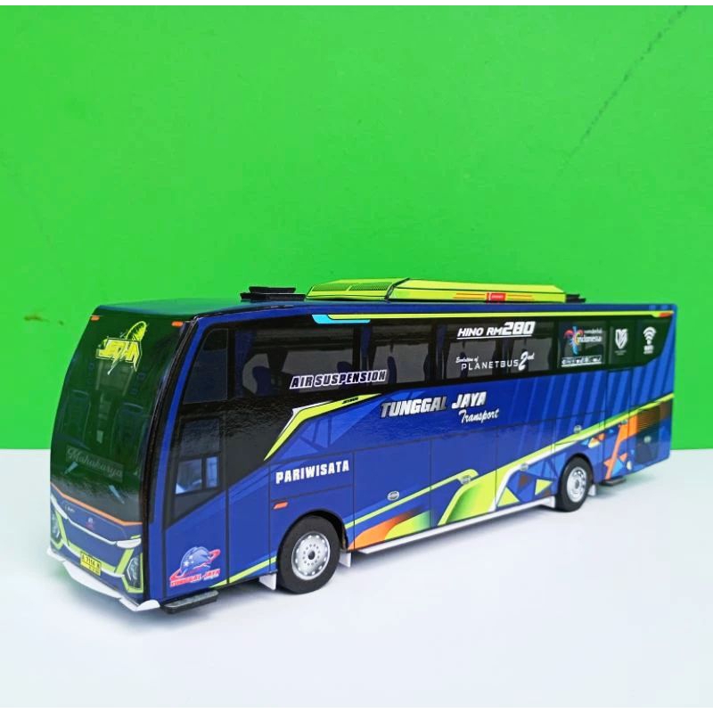 Miniatur bus basuri JEDHA JET BUS 5 TUNGGAL JAYA