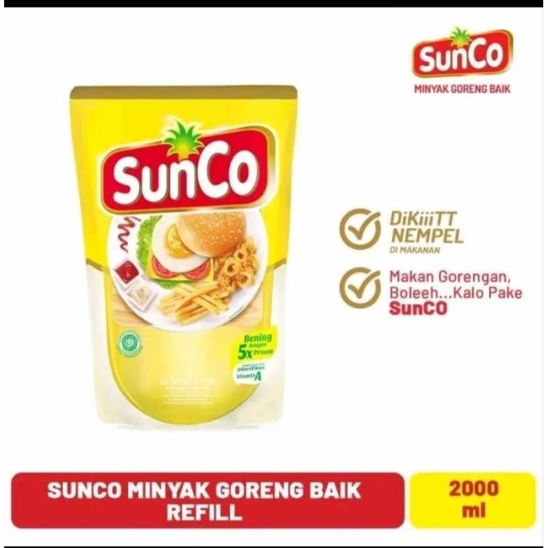 

mdn minyak goreng sunco 2 liter refil minyak sunco