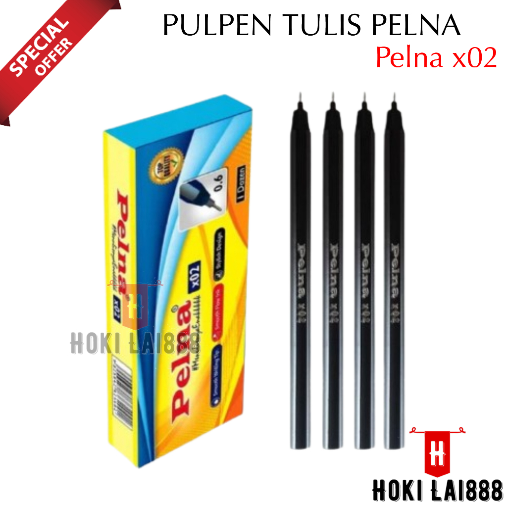 

HKL - ATK020 PULPEN PELNA X02 BALL PEN / PENA / PULPEN / ALAT TULIS PENA 1 BOX / PENA 1 PAK(12PCS)