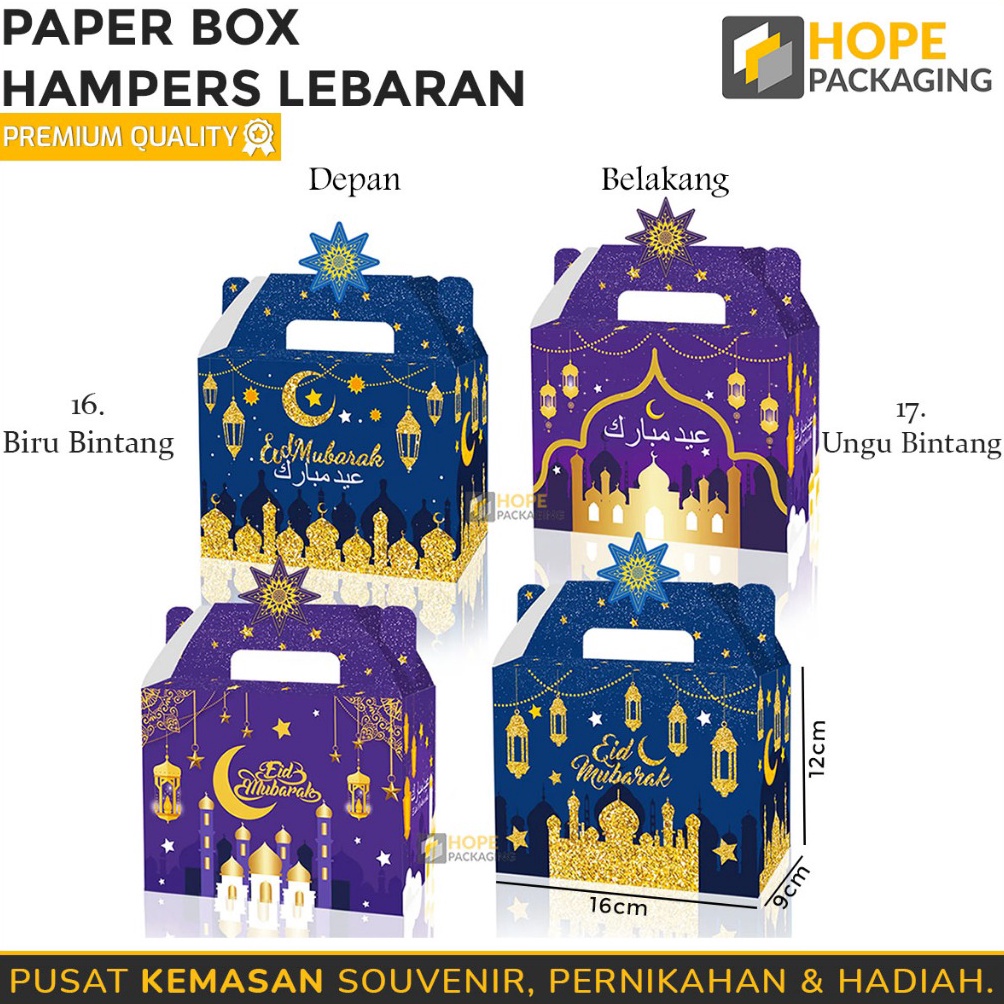 

BOMBASTIS Paper Box Packaging Kotak Kue Lebaran Hampers Lebaran Kue Toples Dus Parcel Lebaran PaperBox Kotak Souvenir Idul Fitri