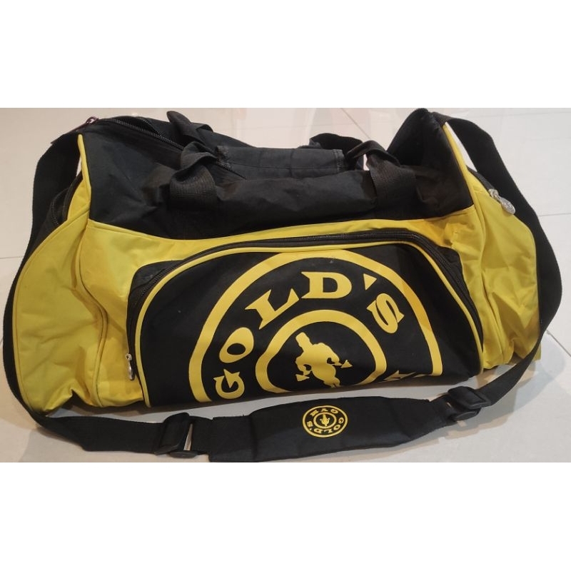 PL Tas Duffle Bag Olahraga Gold Gym Member Original Tas Size Besar