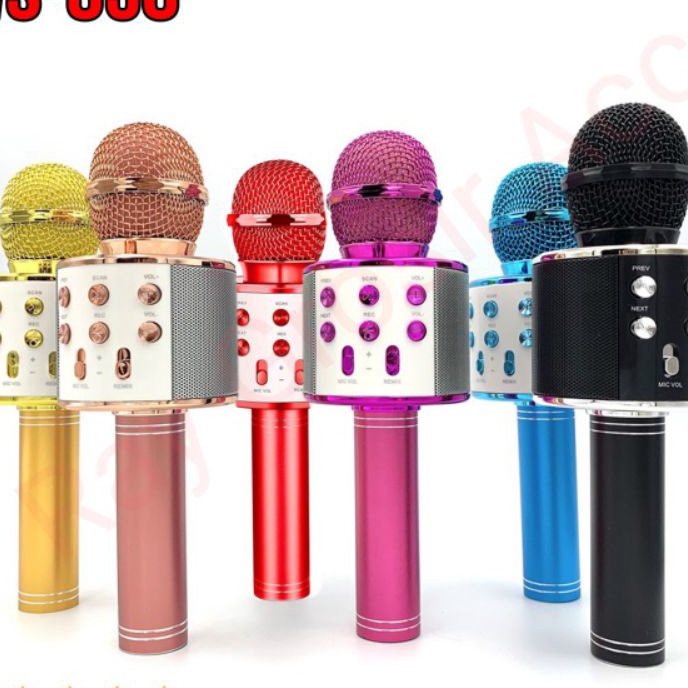 Gila Mic microphone mikrofon Bluetooth Wireless HIFI KTV 858 WS858 Karaoke WS858