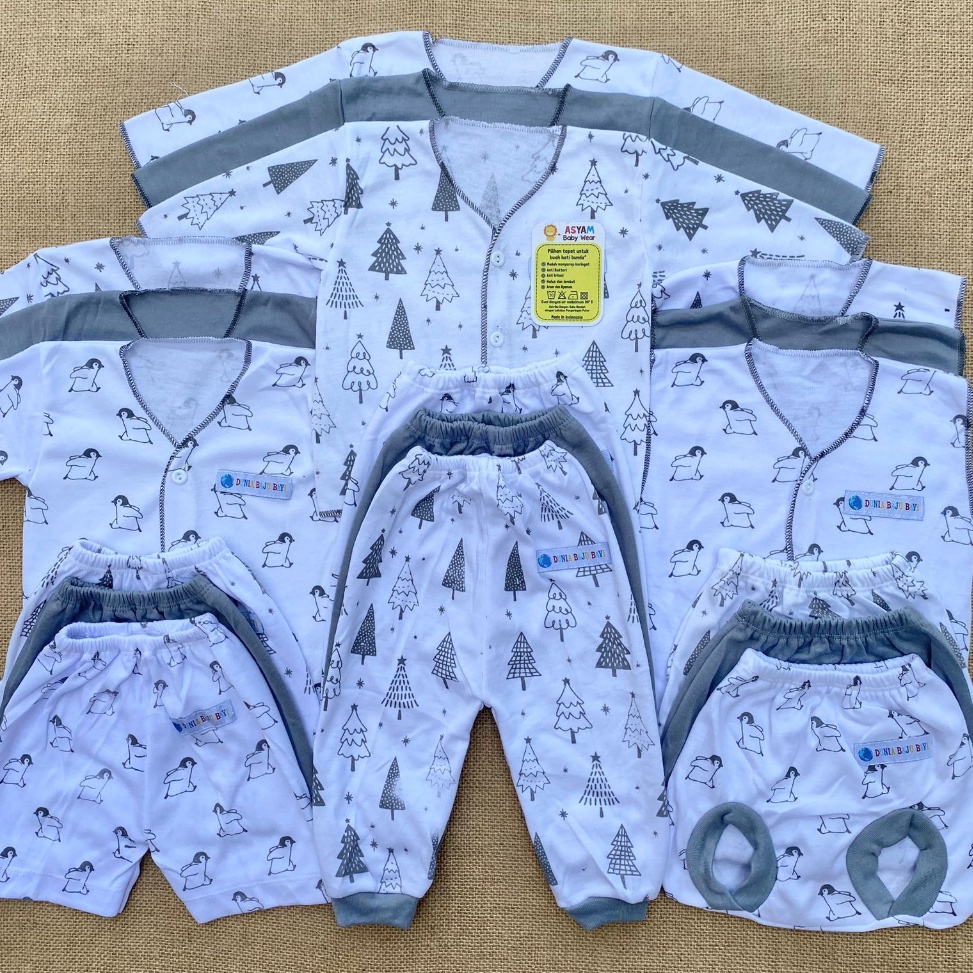 KODE S86C 18 PCS Baju Bayi Celana Bayi Baju Bayi Baru Lahir ASYAM BABY