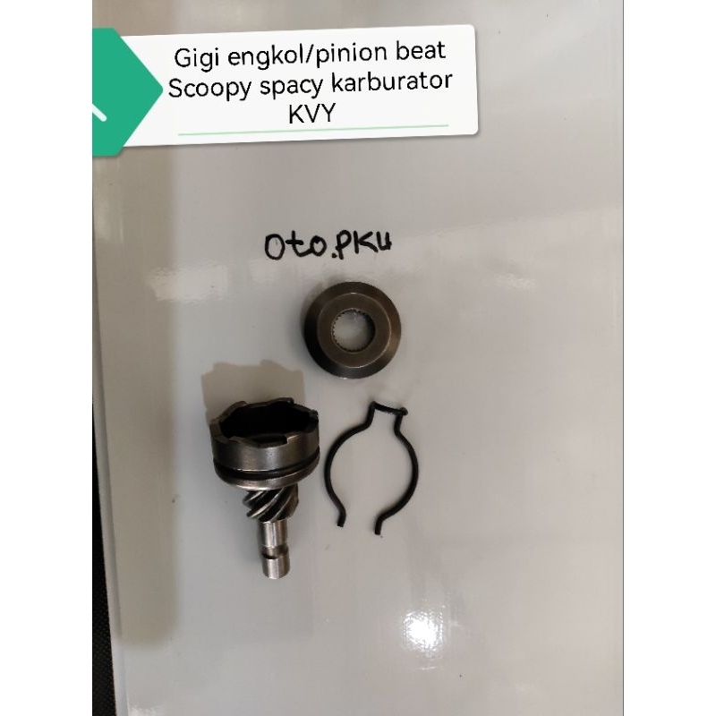 Gigi engkol pinion set Honda beat spacy scoopy karburator kualitas premium KVY