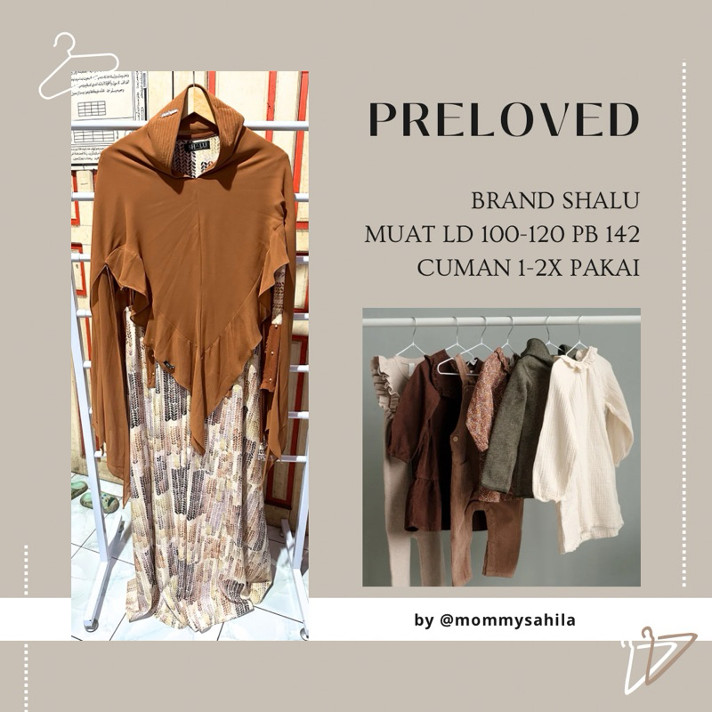 Preloved by Mommysahila - Set Syari Shalu