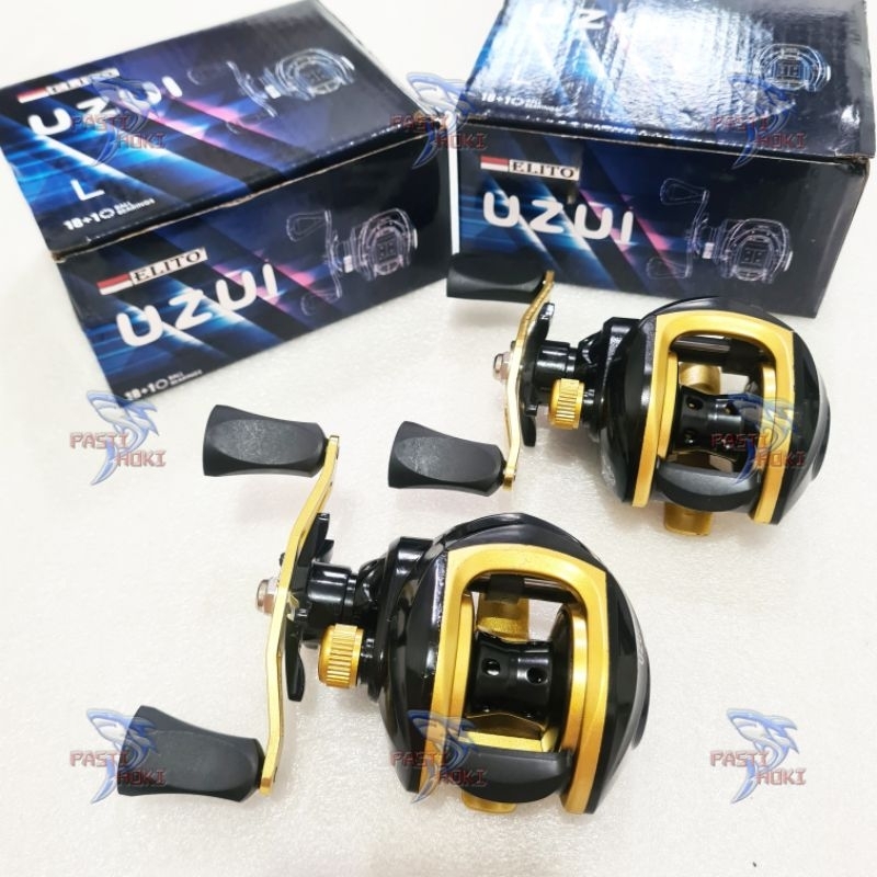 Reel BC Clicker Drag Elito Uzui / reel bc clicker murah / baitcasting kliker murah/ reel bc kliker