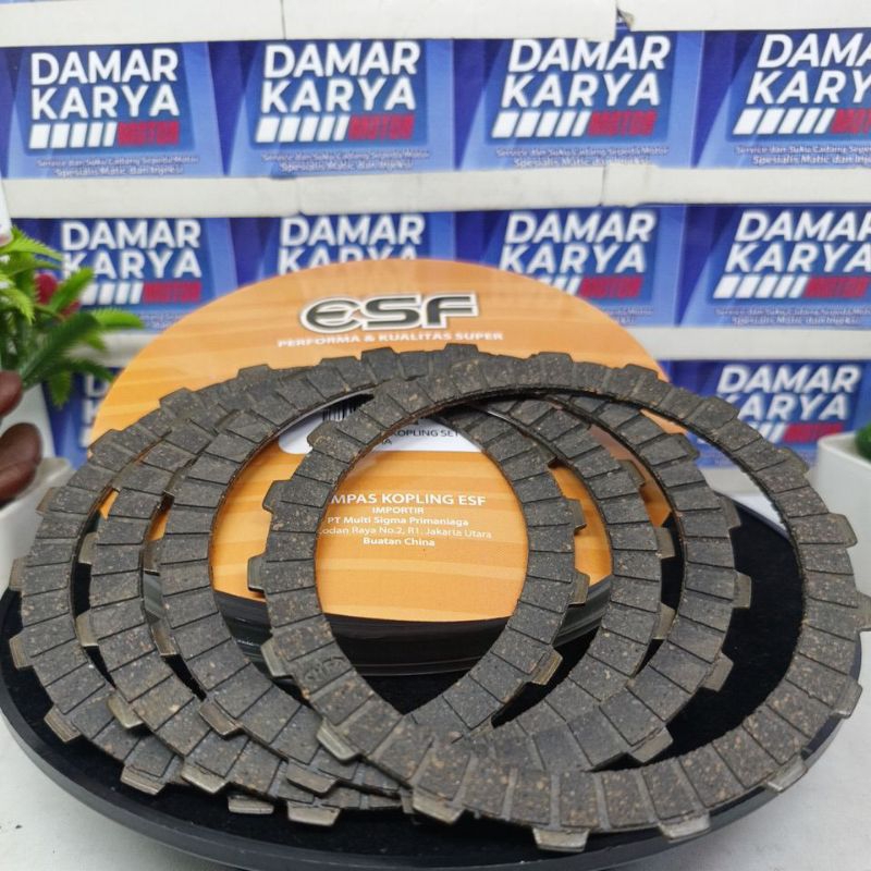 PLAT KOPLING SUPRA 125 / KARISMA ORIGINAL ESF