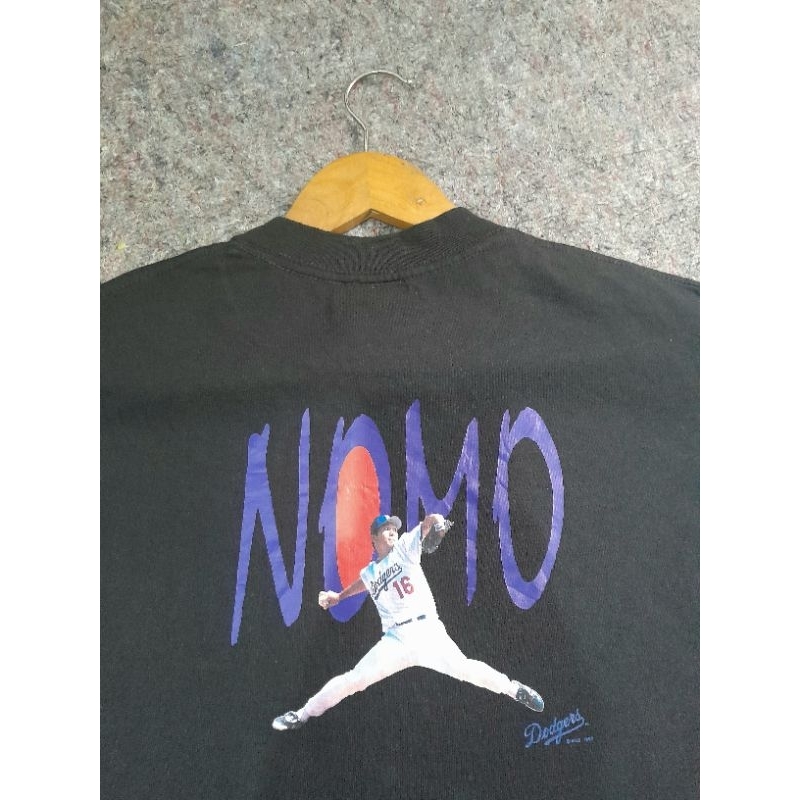 KAOS RARE VINTAGE 90's MLB DODGERS HIDEO NOMO TADO 16 LA USA BUILD UP