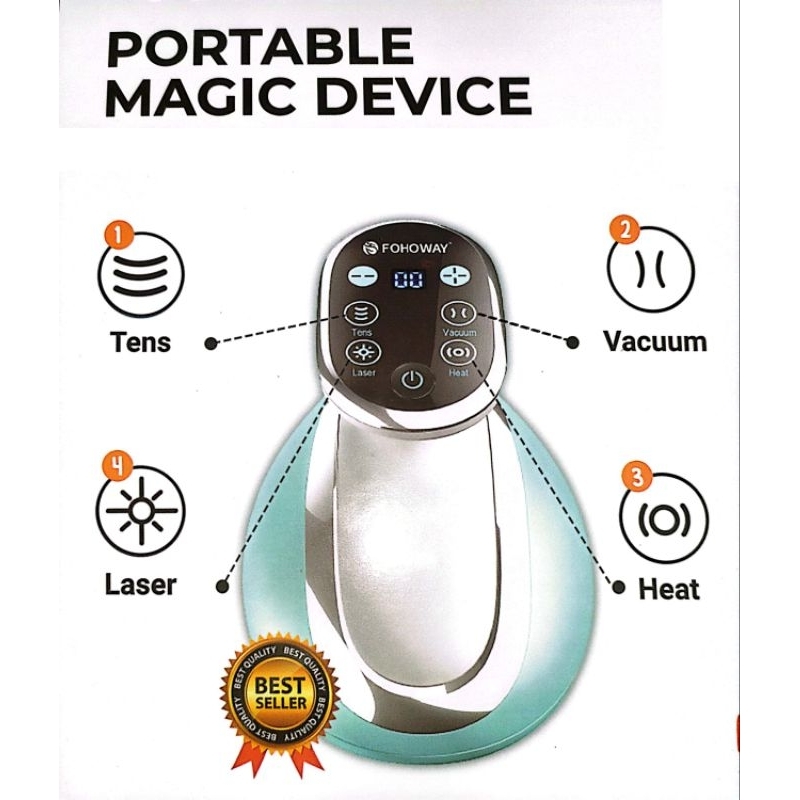 FOHOWAY PORTABLE MAGIC DEVICE - ALAT TERAPI KESEHATAN 4 FUNGSI