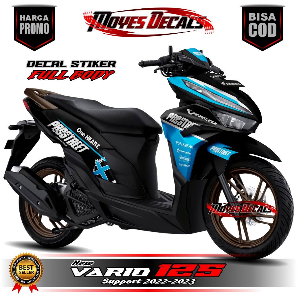 Decal Motor Vario 125 New - Stiker Motor Vario 125 New Fullbody Premium - Variasi Motor Honda Vario 