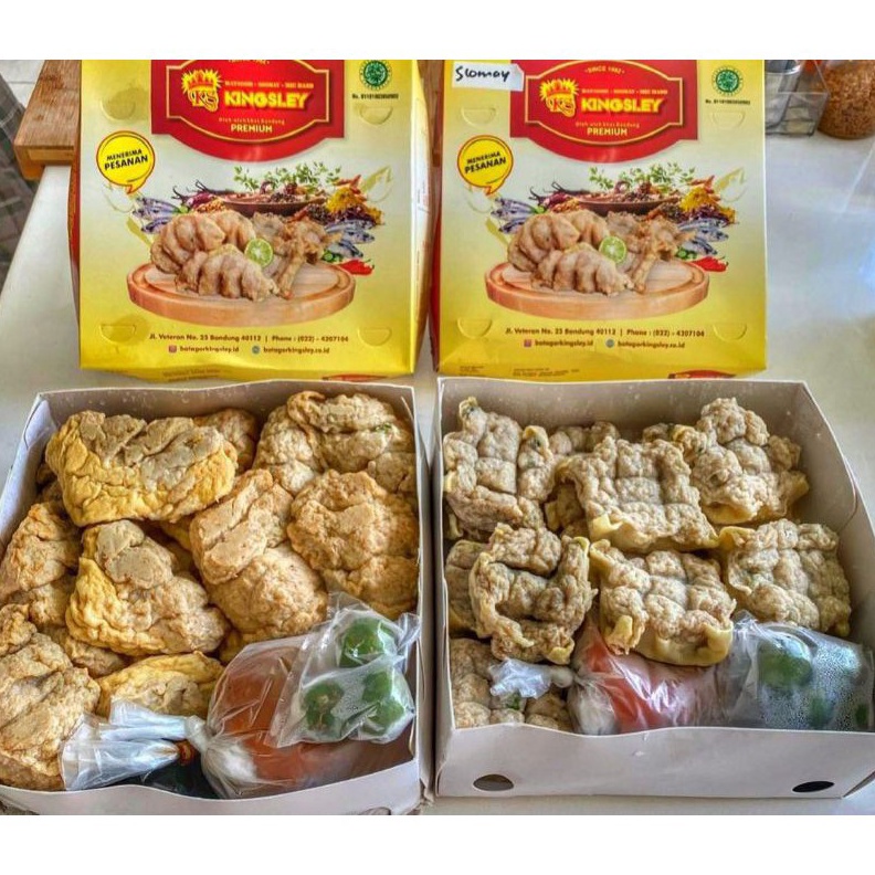 

LUAR BIASA Batagor Kingsley Bandung Frozen Vacum 5 pcs