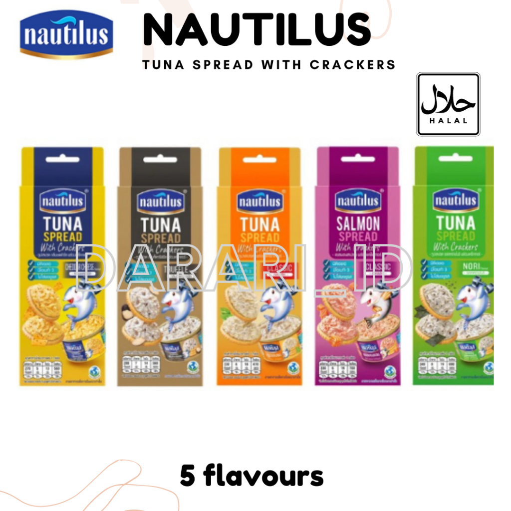 

NAUTILUS TUNA CRACKER TUNA KALENG SNACK THAILAND HALAL