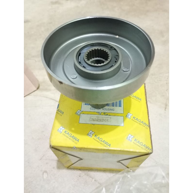 CLUTCH HOUSING GN5/RUMAH KAMPAS KAMPAS GANDA, GIGI PRIMER GN5 ASTREA PRIMA, STAR, GRAND, SUPRA X