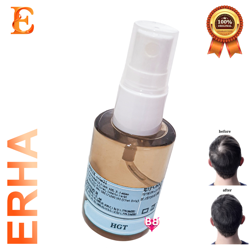 Erha HGT 5% Minoxidil Hair Grow Tonic - Penumbuh Rambut ORIGINAL BPOM