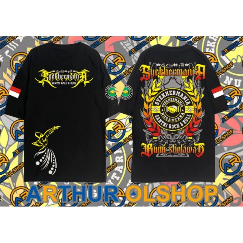 kaos syekhermania dewasa, syekhermania bumi sholawat, syekhermania Santri ngeyel,kaos pecinta sholaw