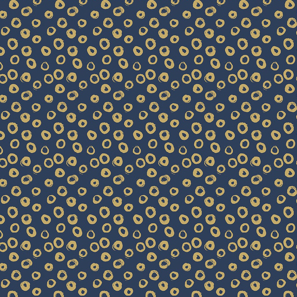 

SERBA SERBI Kertas Kado Harvest Wrapping Paper Simplicity Ring Navy