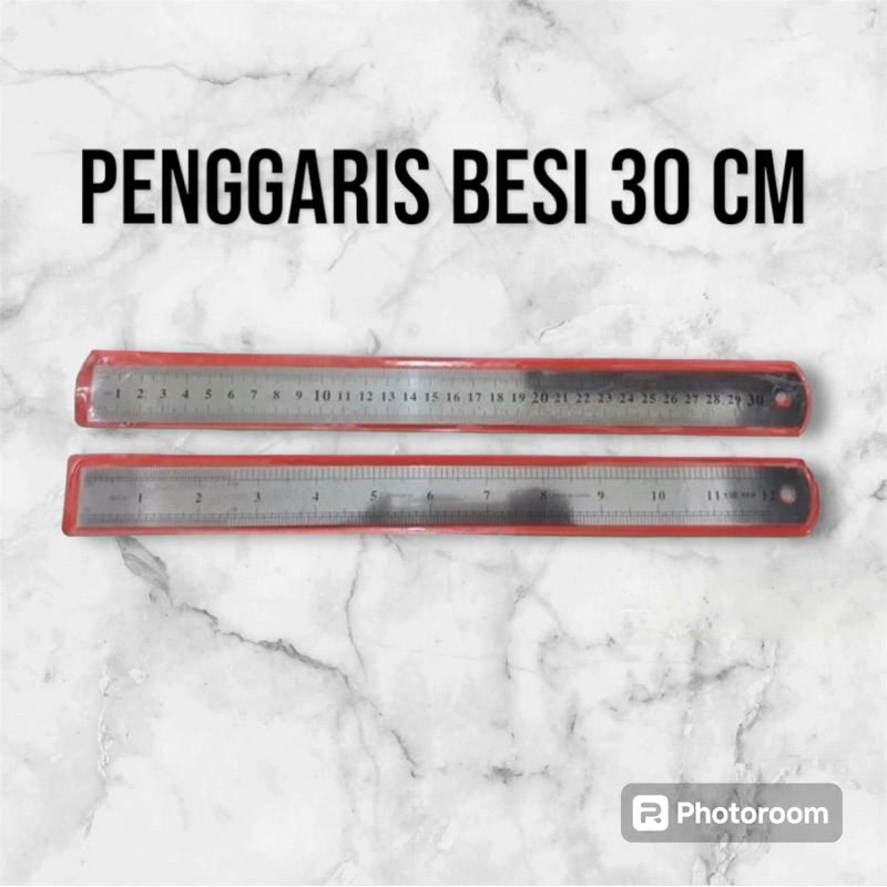 

Penggaris Besi 30 cm / Penggaris Kebutuhan Sekolah / Penggaris Kebutuhan Kantor / Perlengkapan Sekolah