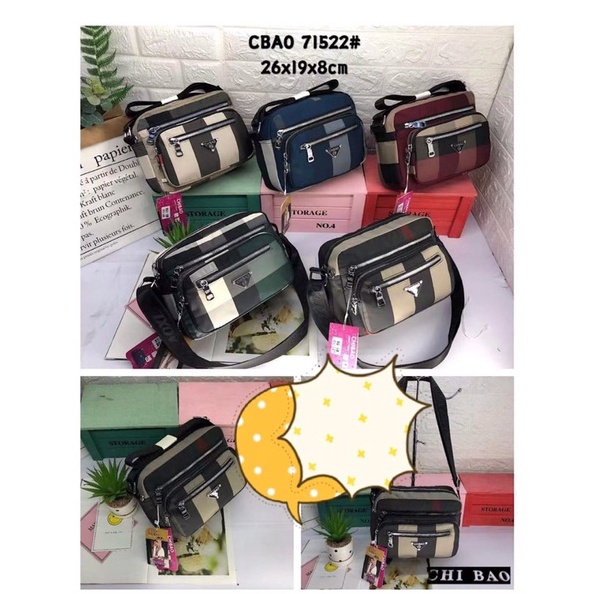 BOMBASTIS Tas Slempang chibao 71522 Blueberry import