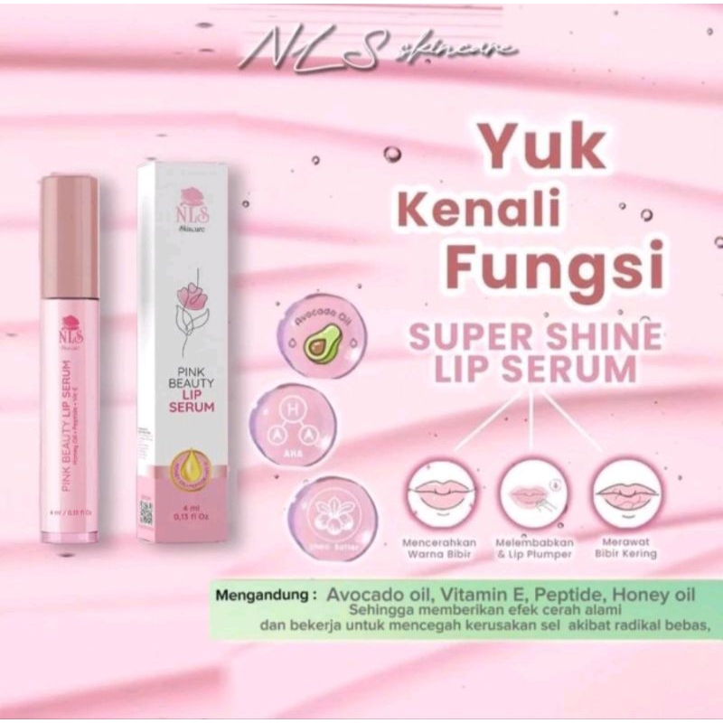 LIP SERUM PINK BEAUTY NLS SKINCARE
