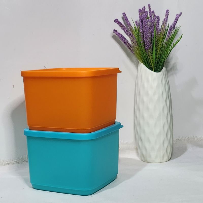 105. Medium Square Round Tupperware