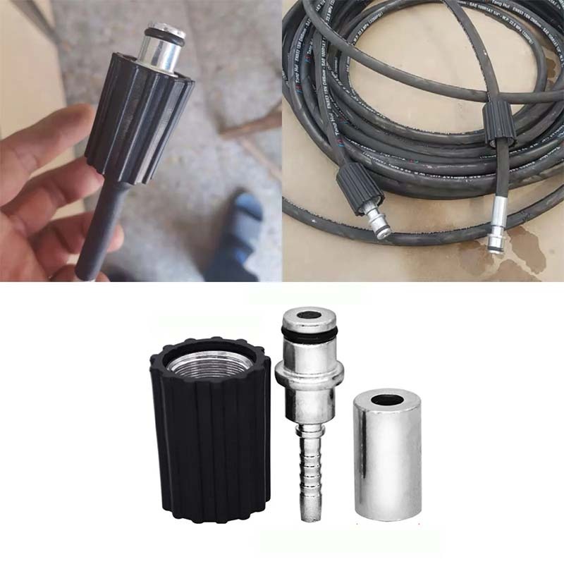 M22 X 15mm Konektor Selang Jet Cleaner Nepel Jet Cleaner High Preasure Jet Cleaner Mobil/Motor