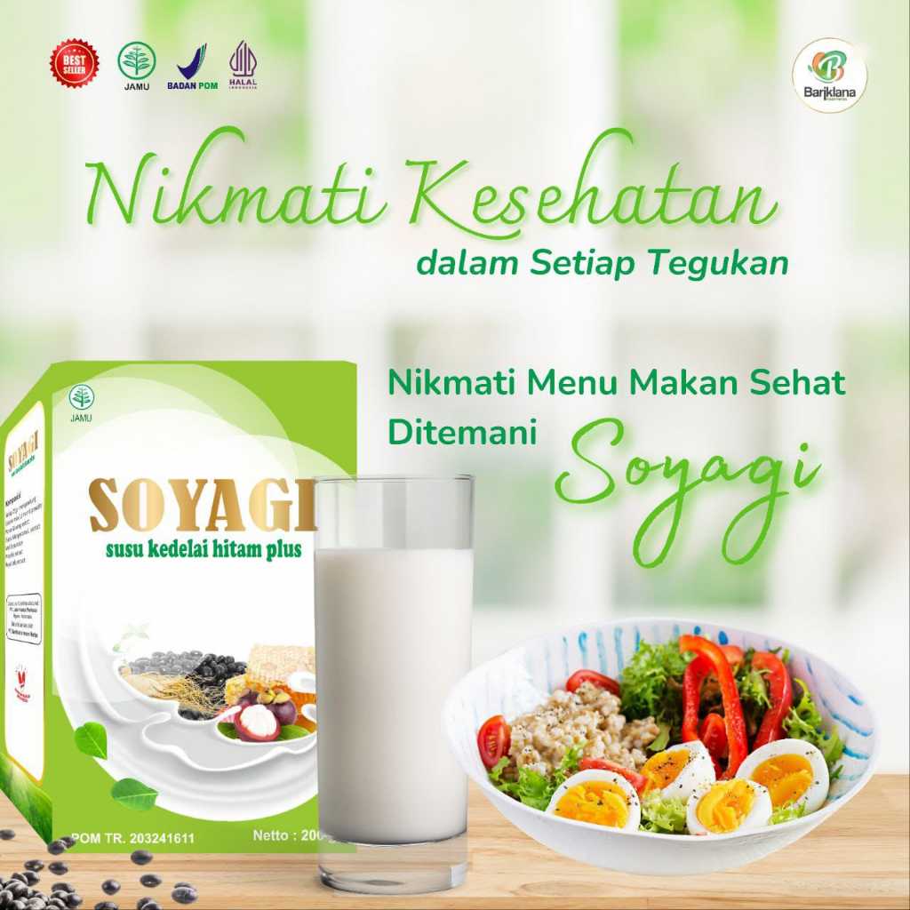 

Soyagi susu kedelai hitam mengurangi lemak tubuh dan memelihara kesehatan kulit