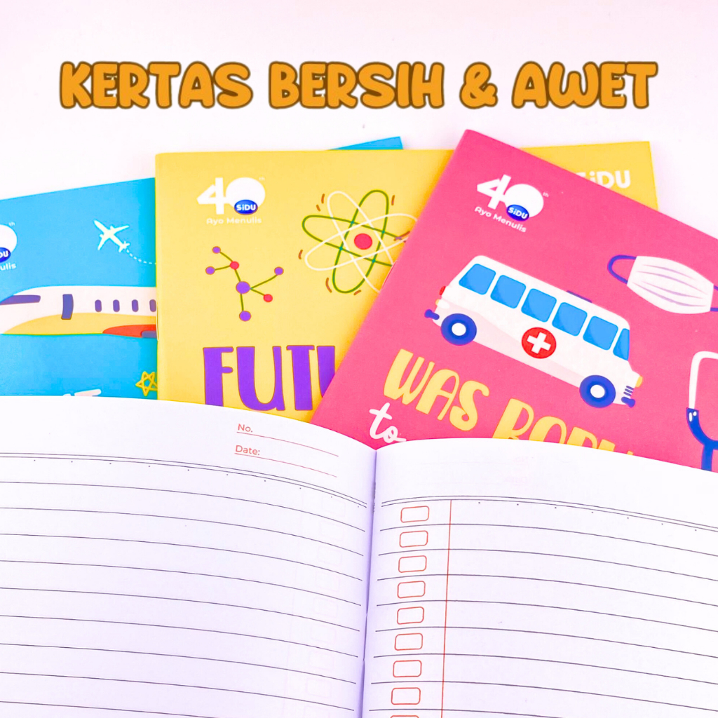 

Buku Tulis Sekolah SIDU 32 Lembar Isi 10 per Pack