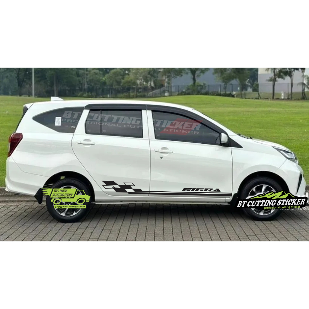 stiker mobil sigra stiker cutting sigra stiker sigra calya sticker mobil sigra