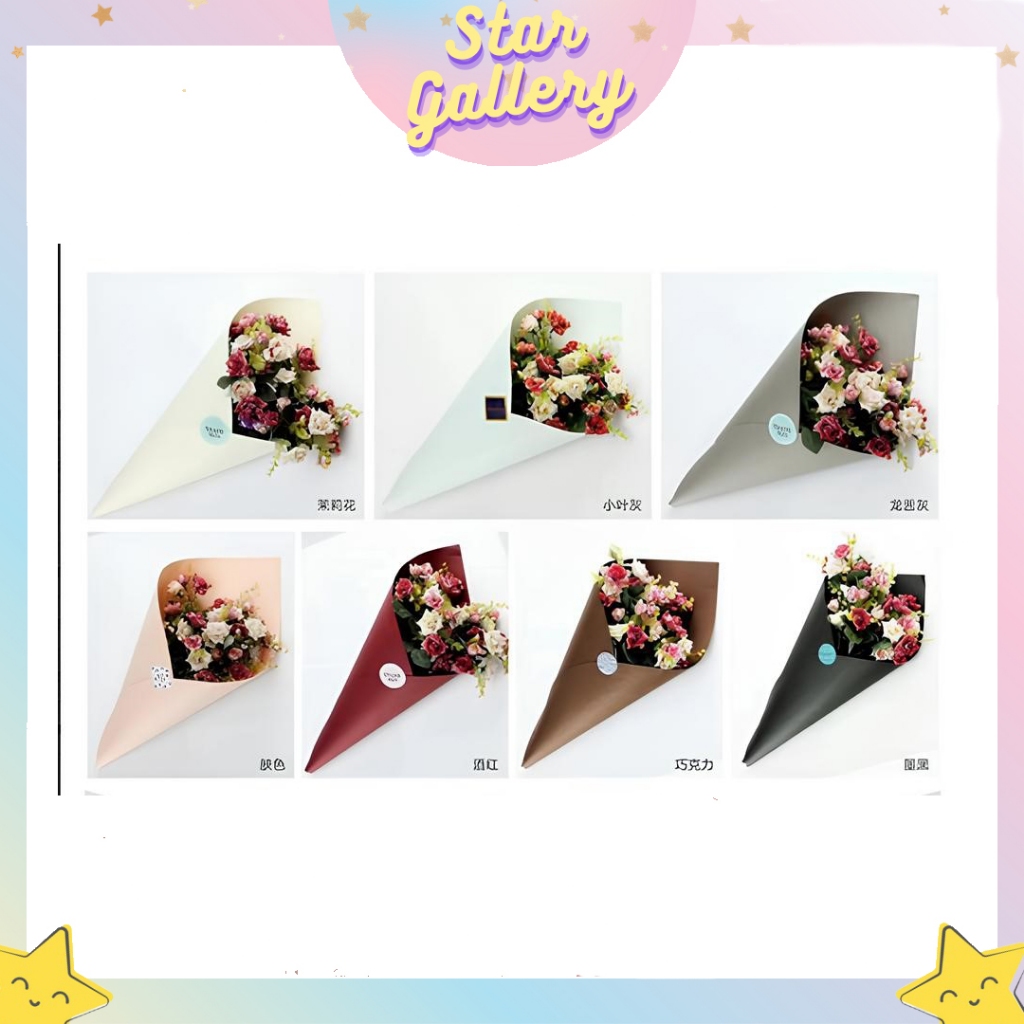 

Kertas Buket Bunga Round Lingkaran Flower Wrapping Cellophane Round Lingkaran KB6318