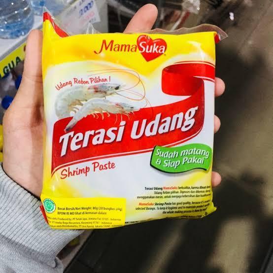 

Terasi Udang Mamasuka 80gr isi 20pcs