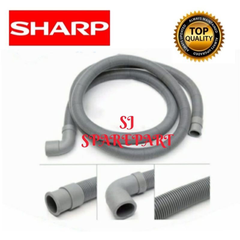 SELANG PEMBUANGAN MESIN CUCI SHARP FRONT LOADING 3 METER