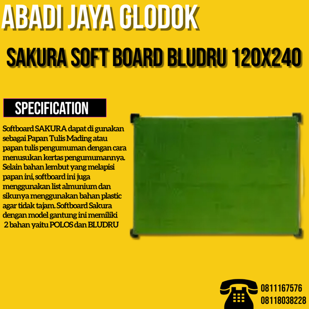 

SAKURA SOFT BOARD BLUDRU 120X240